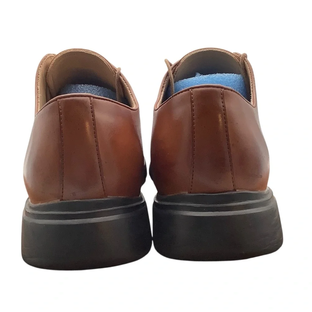 Bruno Marc Men's Brown Leather Dress‎ Shoes size 13